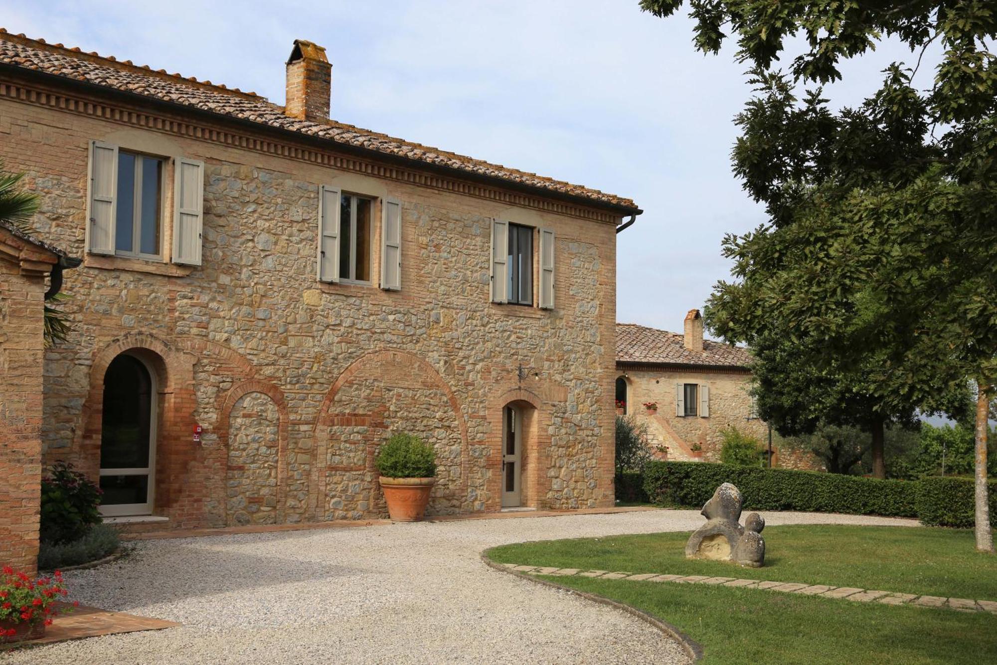 Casali di Bibbiano Villa Buonconvento Bagian luar foto